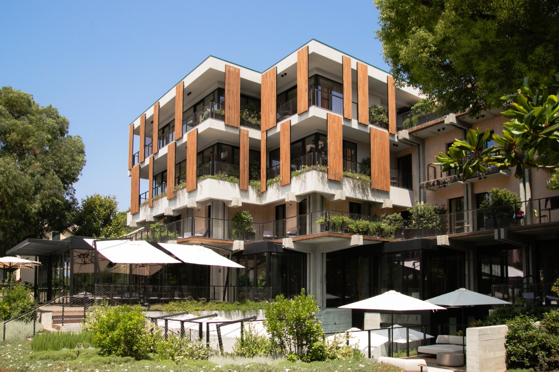 Modernist exterior of the Capitolo Riviera
