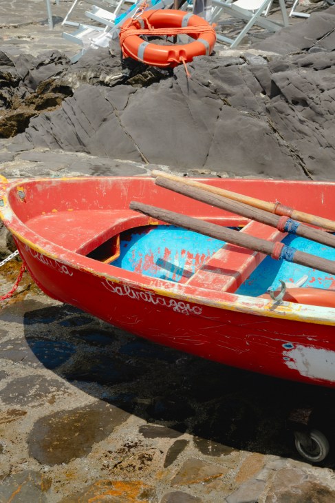Old rescue boat