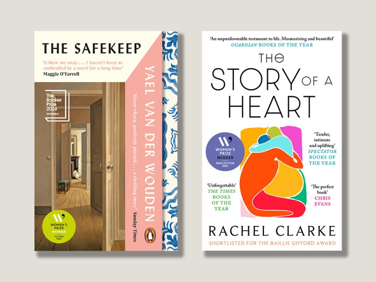 The front covers of ‘The Safekeep’ and ‘The Story of the Heart’
