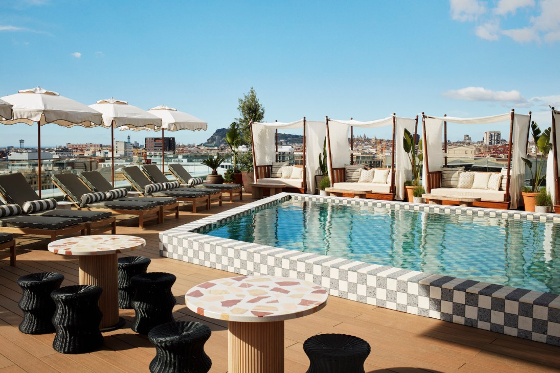 The Hoxton Poblenou rooftop pool