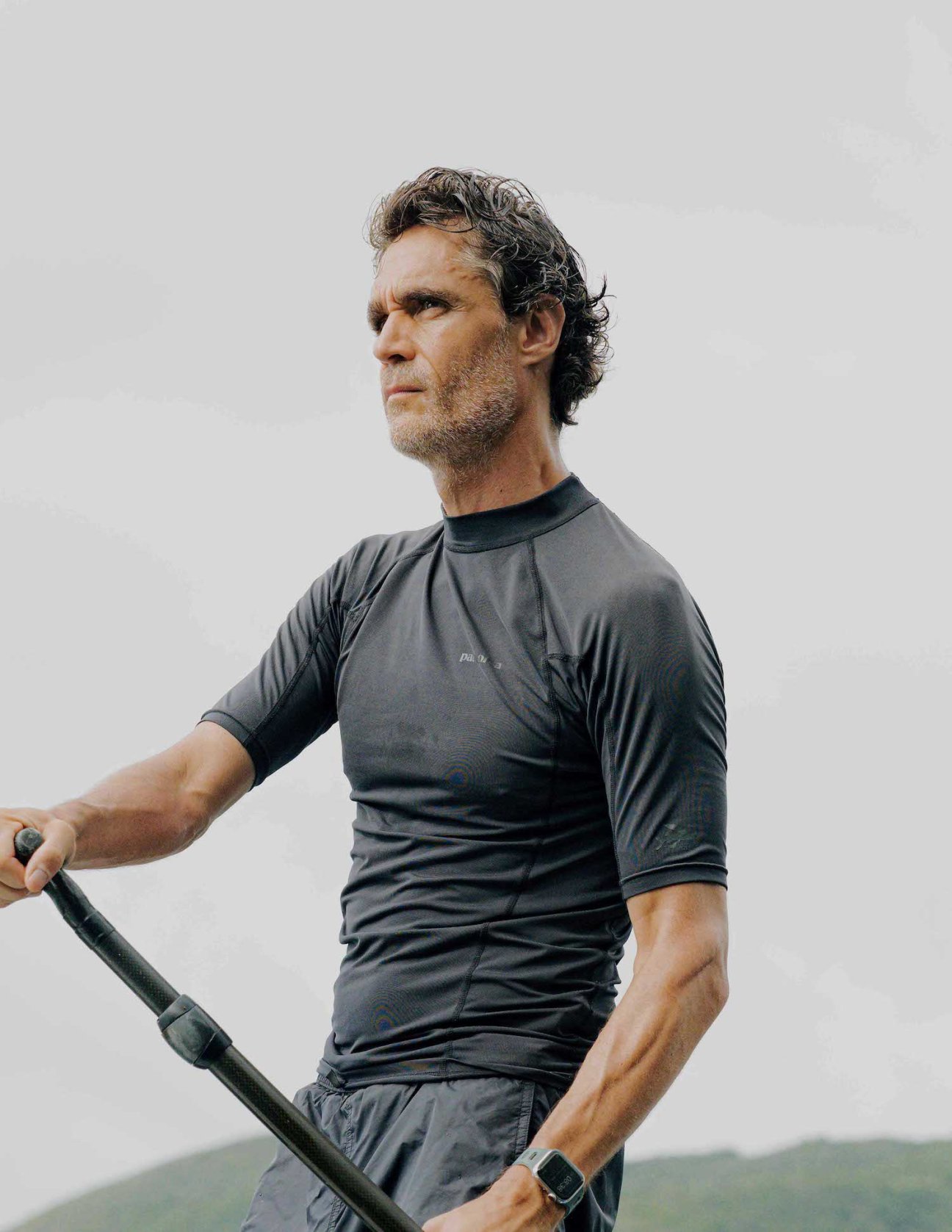 Igor Duc on a paddleboard