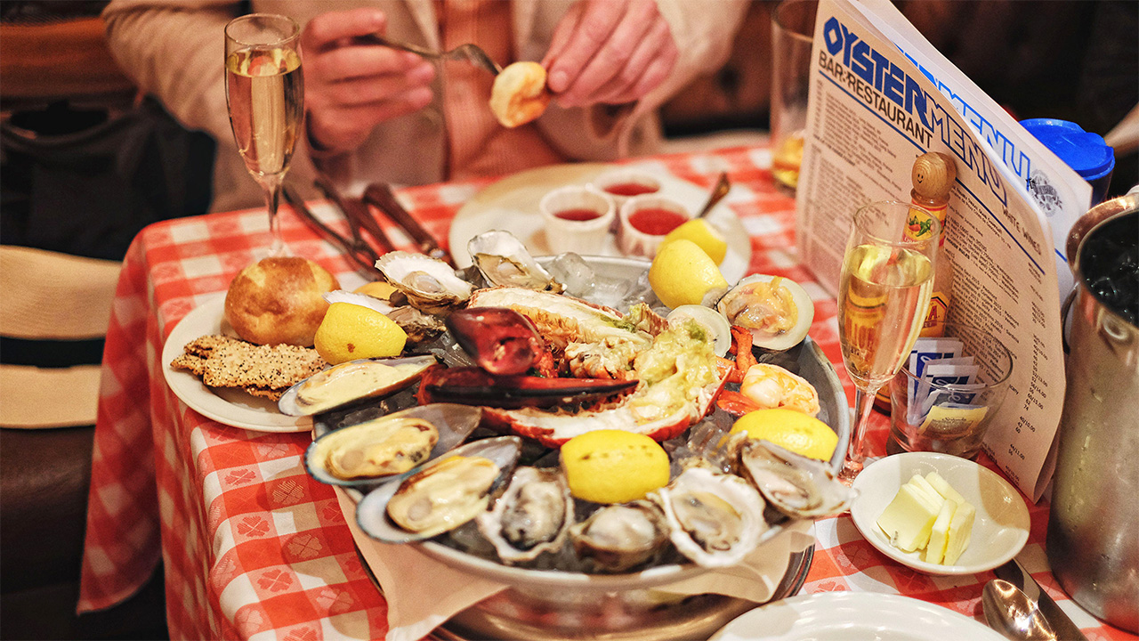 A seafood platter