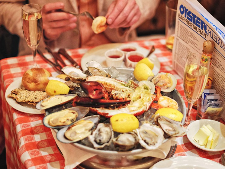 A seafood platter