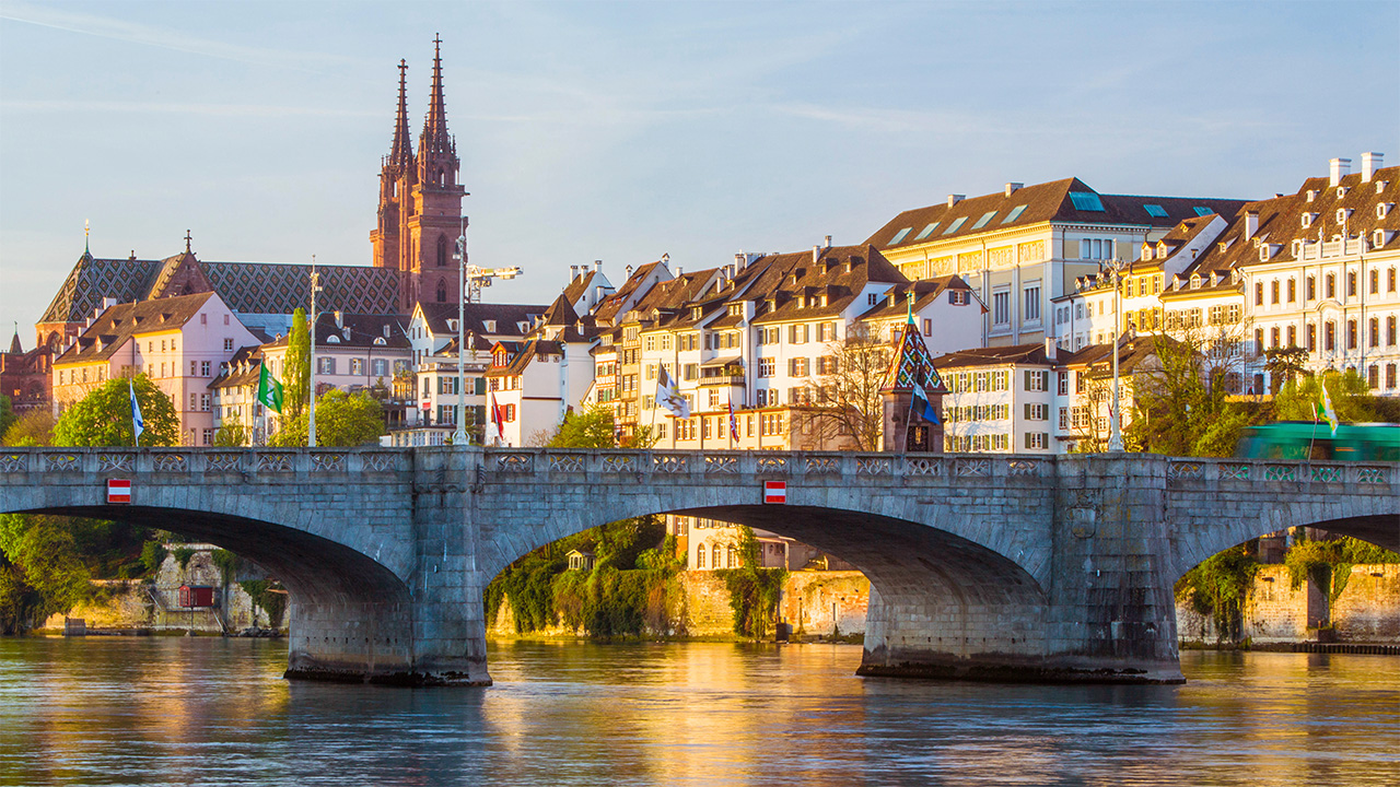 Middle Bridge in Basel