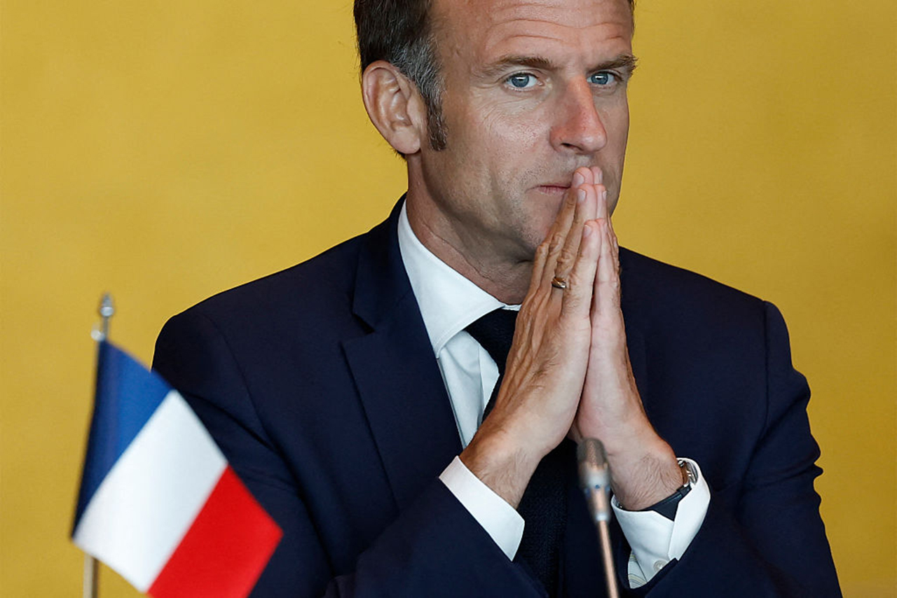 Live from Paris: Emmanuel Macron appeals for restraint in the Middle East