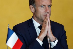 Live from Paris: Emmanuel Macron appeals for restraint in the Middle East