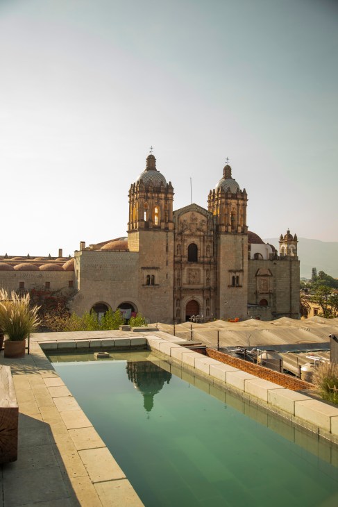 The view from Otro of the Church of Santo Domingo de Guzmán