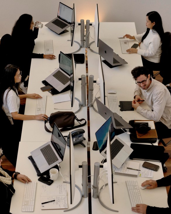 Inside the firm's office in Surry Hills