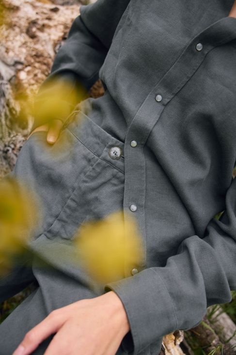 Linen outfit from God’s True Cashmere