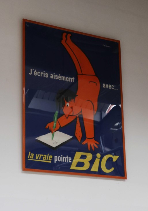 A vintage Bic poster