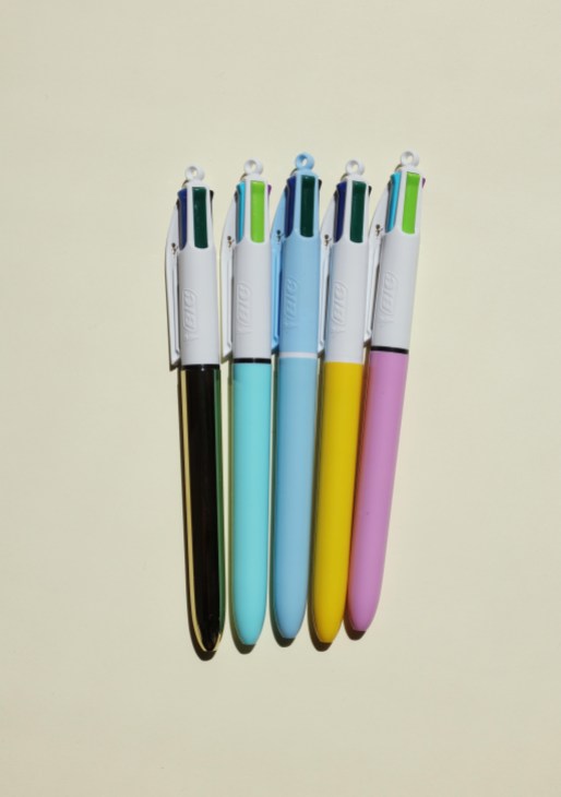 Colourful Bic pens