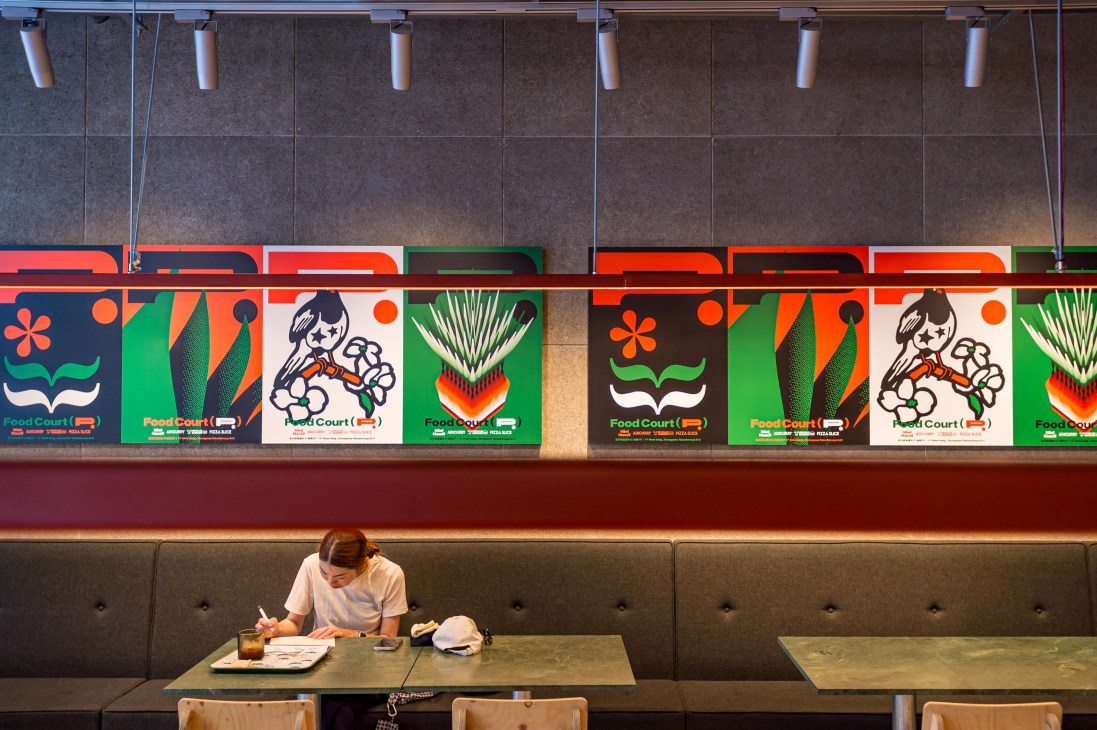 A diner at P food court