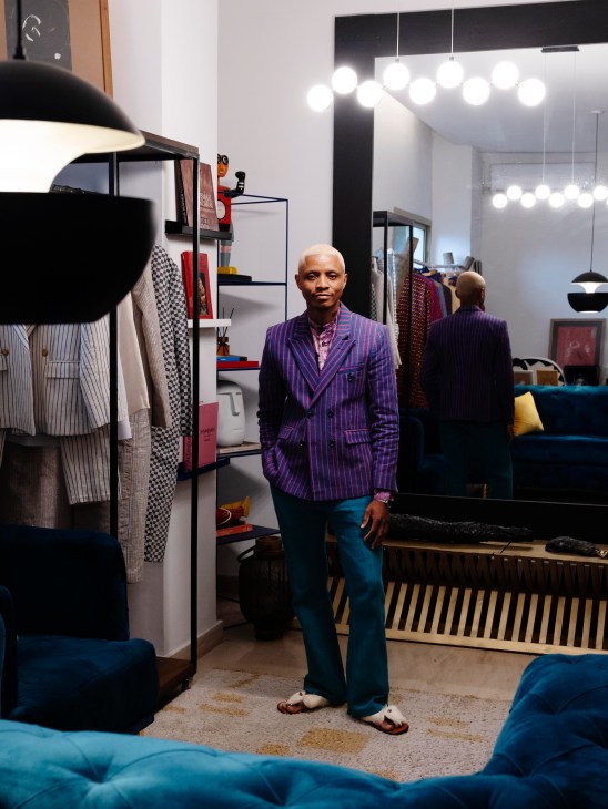Aristide Loua, founder of Kente Gentlemen