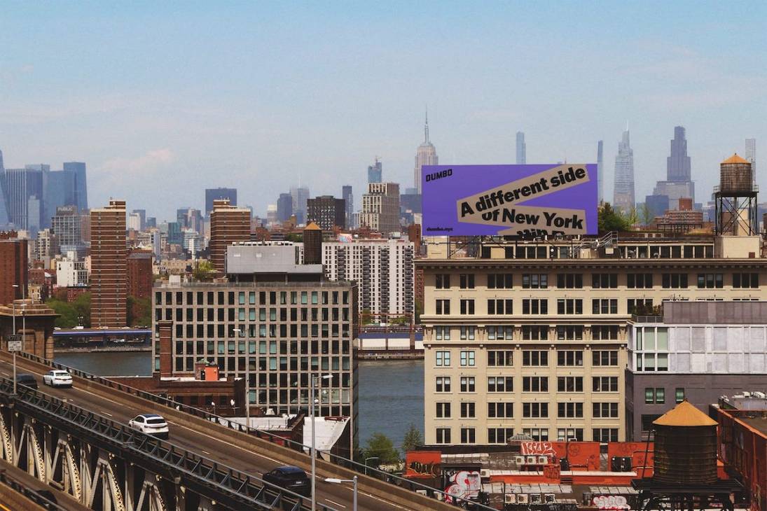 Graphic design branding for Dumbo in NYC