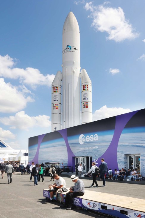 The pavilion dedicated to space
