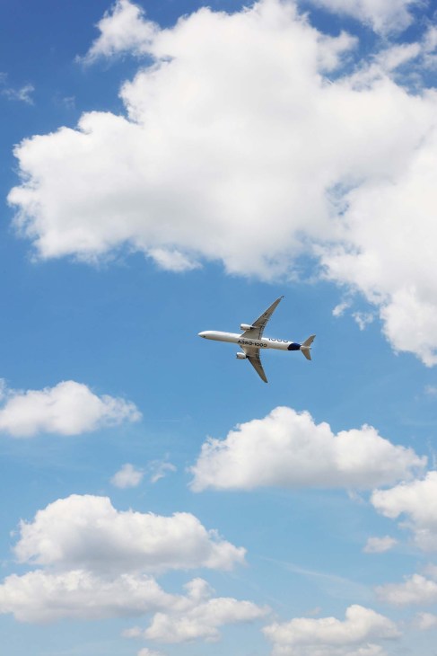 Airbus A350-1000 in flight