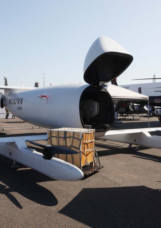 Slovenian firm Pipistrel’s prototype Nuuva V300 Evtol drone