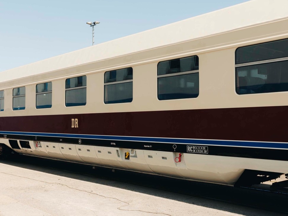 Exterior of the SVT Görlitz train