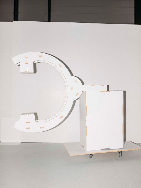 Model of hospital equipment