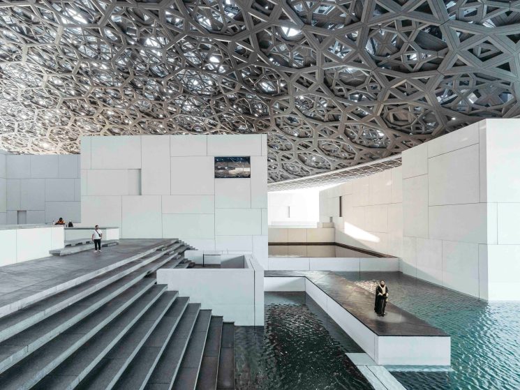 Interior of Louvre Abu Dhabi