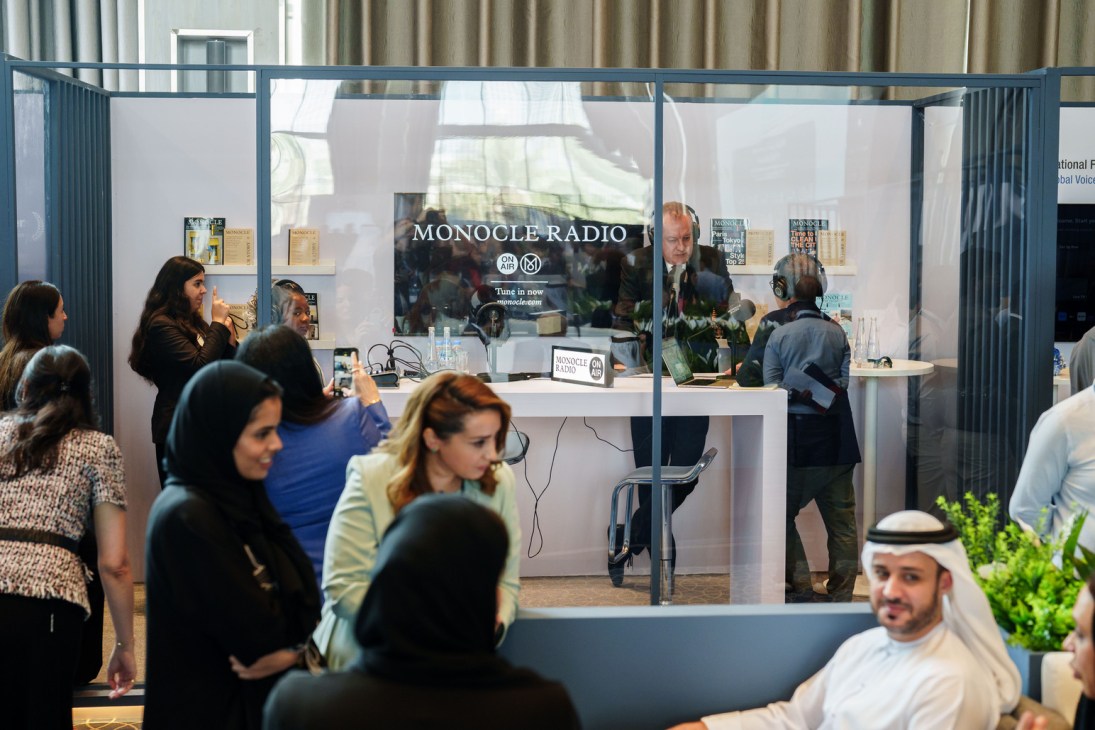 Monocle broadcasting from the Abu Dhabi Infrastructure summit