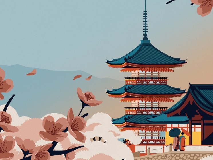 Illustration of Kyoto