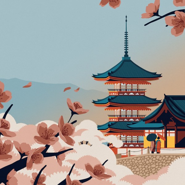 Illustration of Kyoto