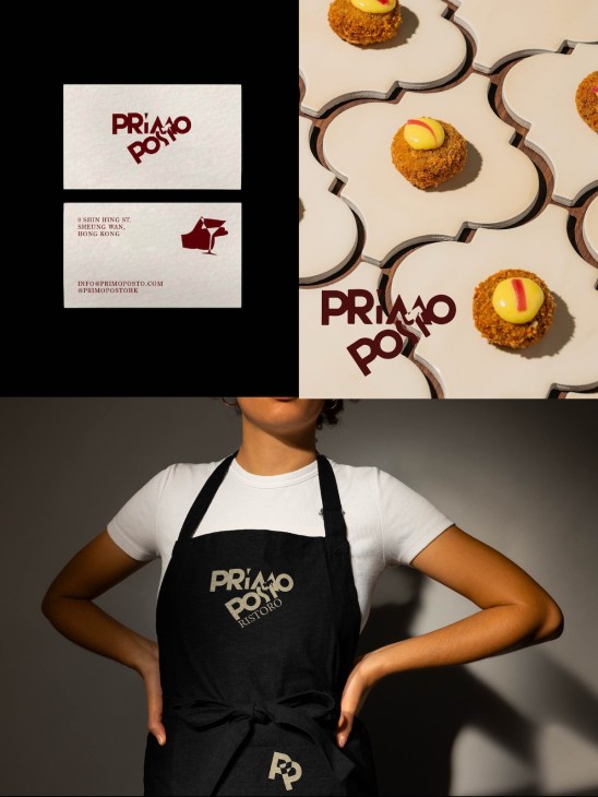 Graphic design: Primo Posto by Panglossian Studio, Hong Kong