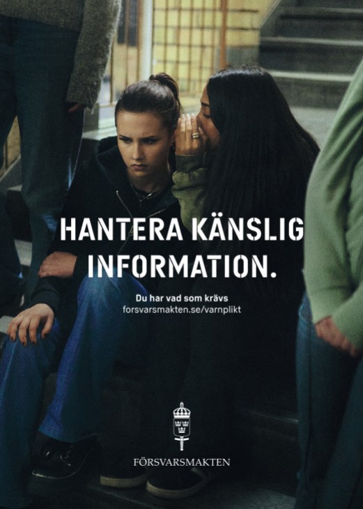 Swedish recruitment poster