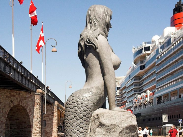Denmark's controversial mermaid statue