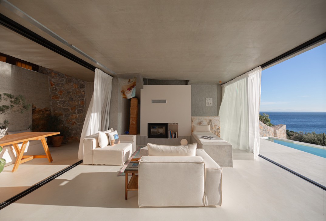 Lapsi greek residence with pool