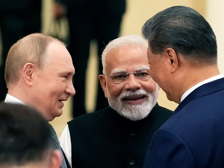 India’s Modi embraces Xi and Putin after being iced out by Trump