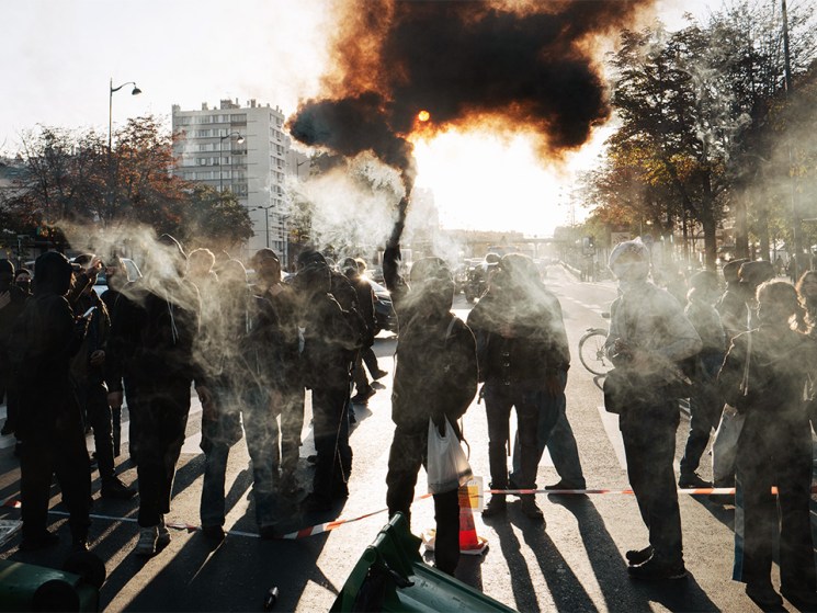 Protests erupt in France as political pressure mounts on Emmanuel Macron 