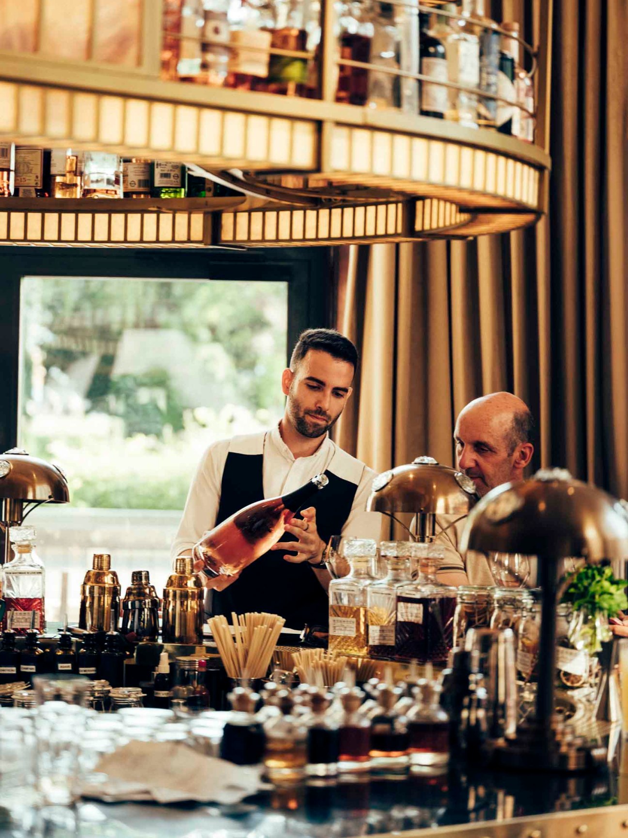 Waiter at Kollázs restaurant
