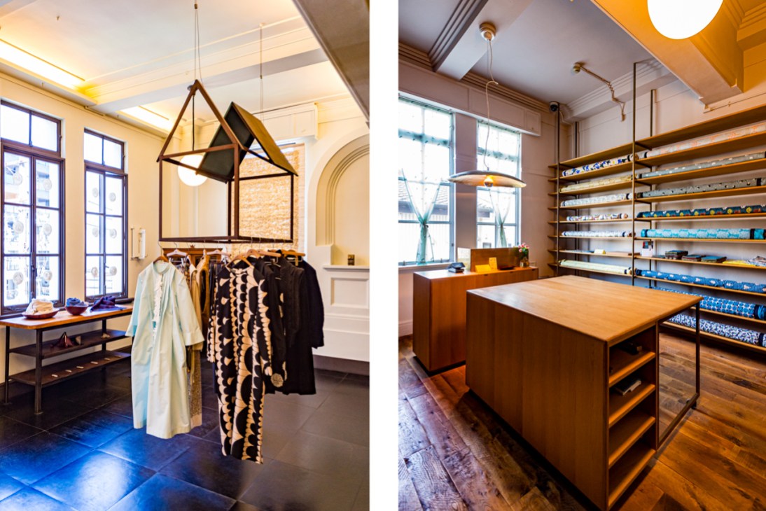Inside Minä Perhonen store, Ichino-cho Kyoto