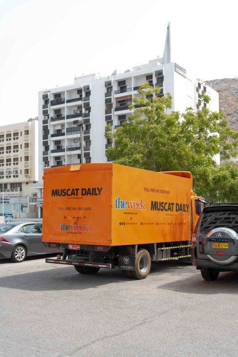 Muscat Daily delivery truck