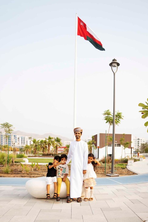 The Muscat flagpole