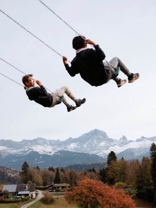 Visiting Prefleuri, an international mountain school close to Geneva which has an emphasis on outdoor activities;