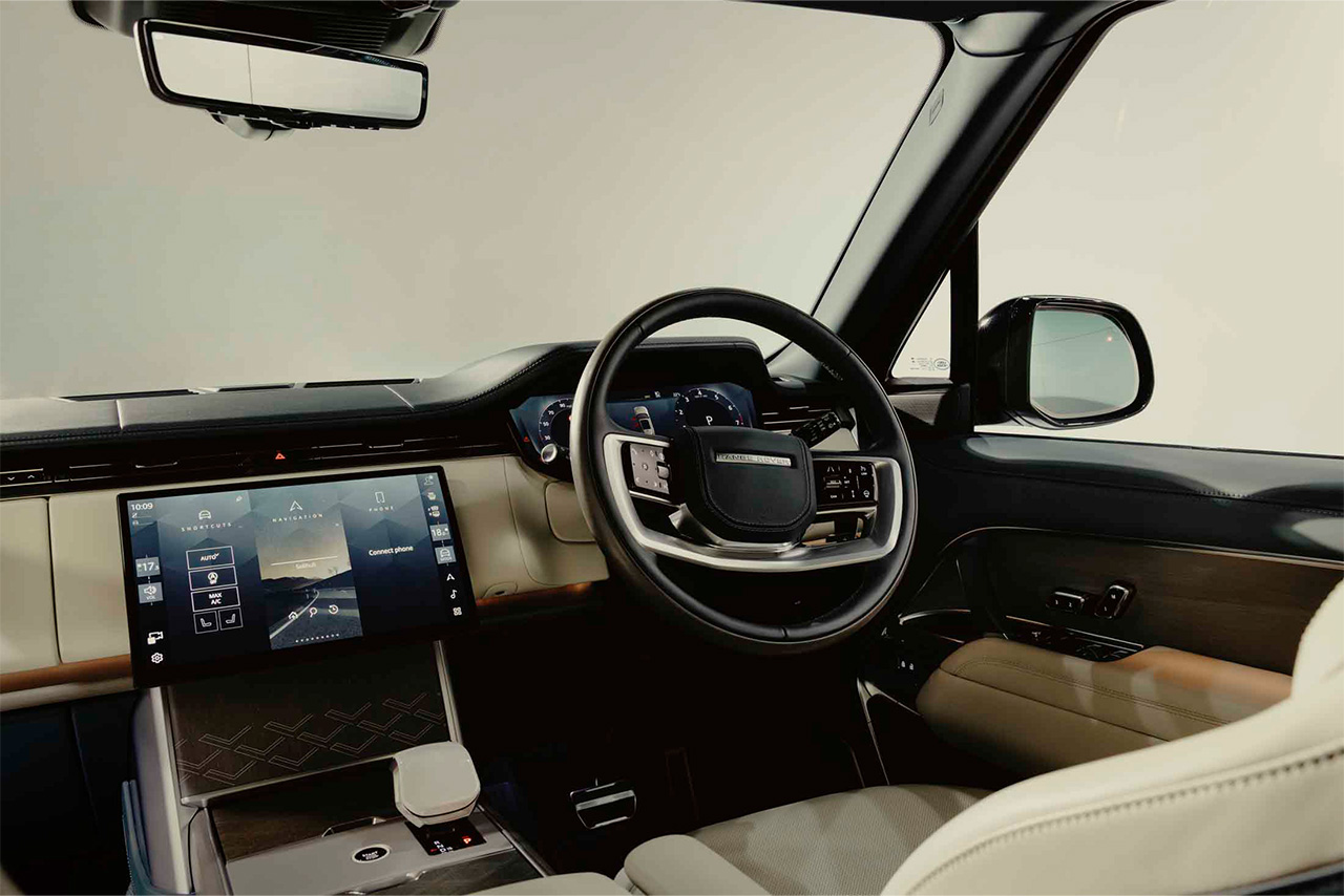 Range Rover steering wheel