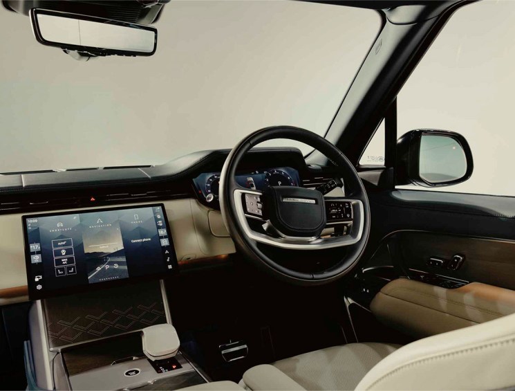 Range Rover steering wheel