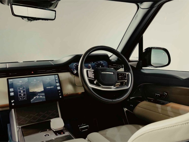 Range Rover steering wheel