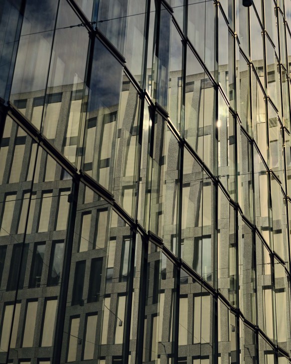 A glass building shot by the Sigma BF
