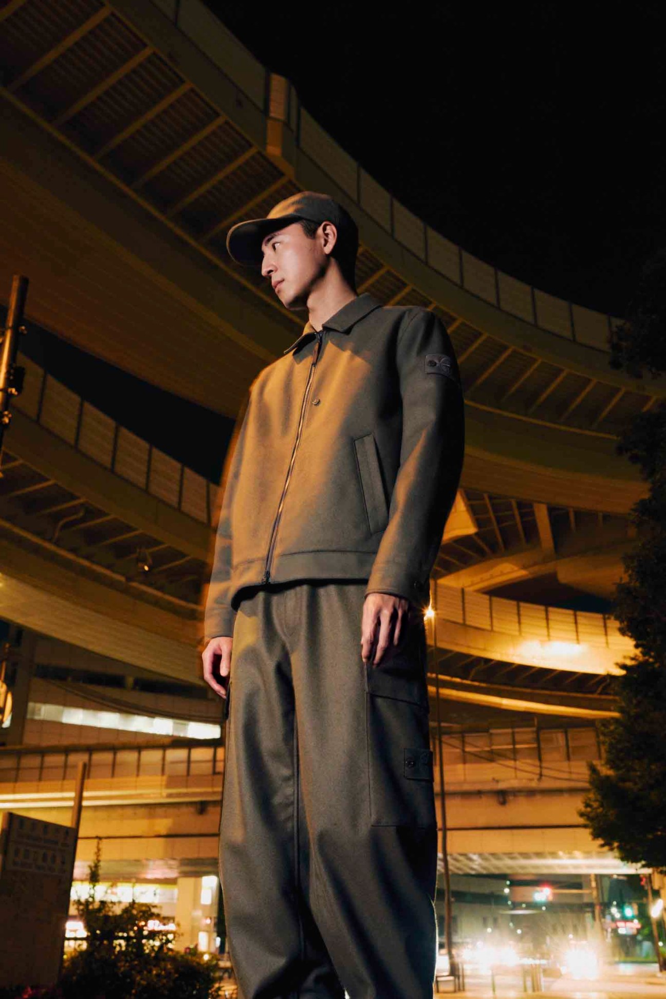 Stone Island, performance flannel overshirt
