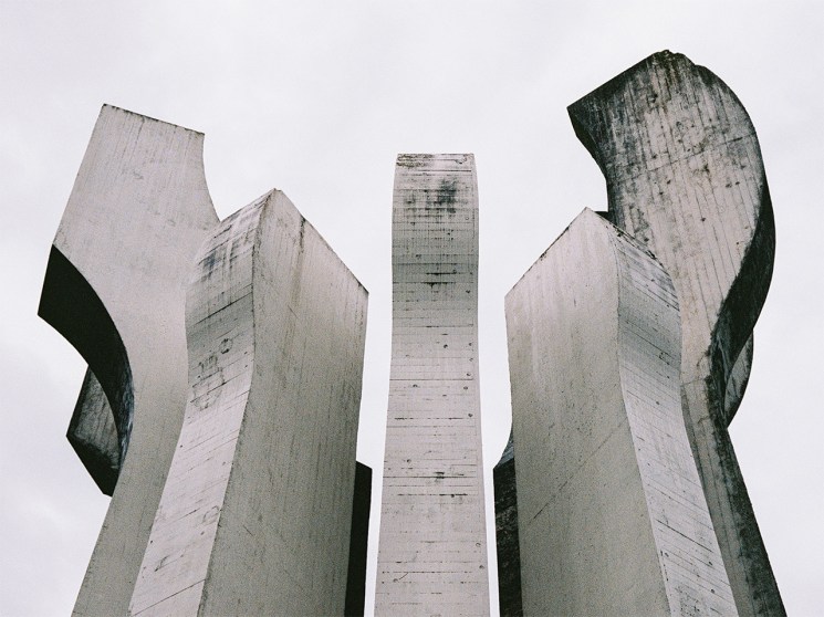 The Monument to the Detachment in Brezovica Forest near Sisak, Croatia