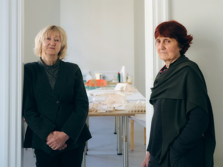 Portrait of Yvonne Farrell and Shelley McNamara, Co-founders, Grafton Architects