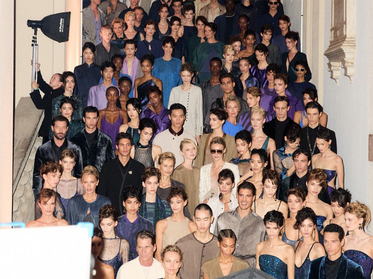 Giorgio Armani’s farewell show at Milan Fashion Week