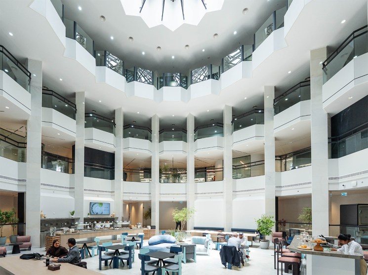 Lobby of Les Roches Abu Dhabi