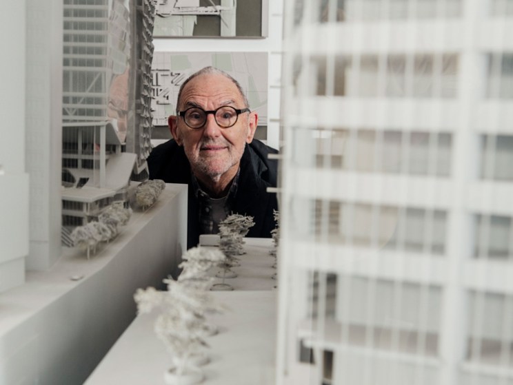 Portrait of Thom Mayne, Founding Partner of Morphosis