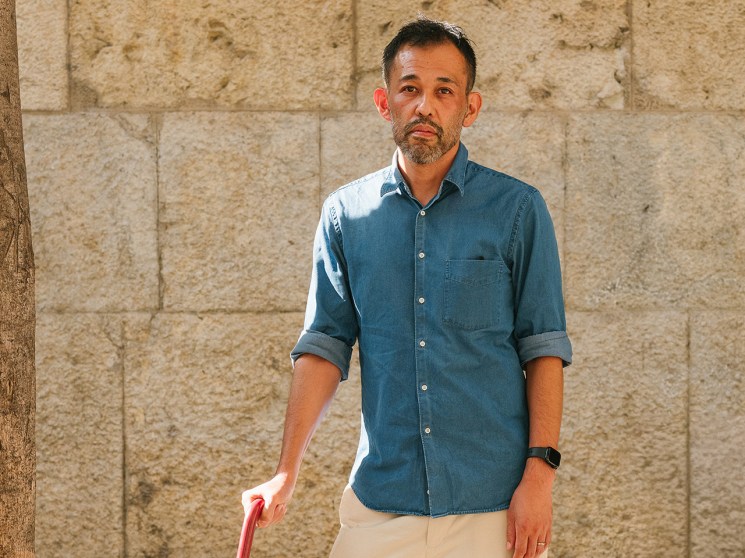 Portrait of Japanese designer Keiji Takeuchi