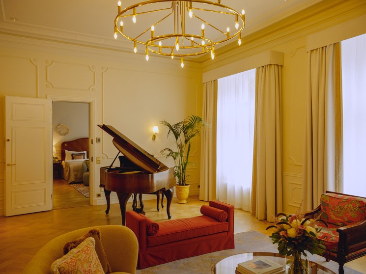 A suite at Kämp, Finland’s first grand hotel